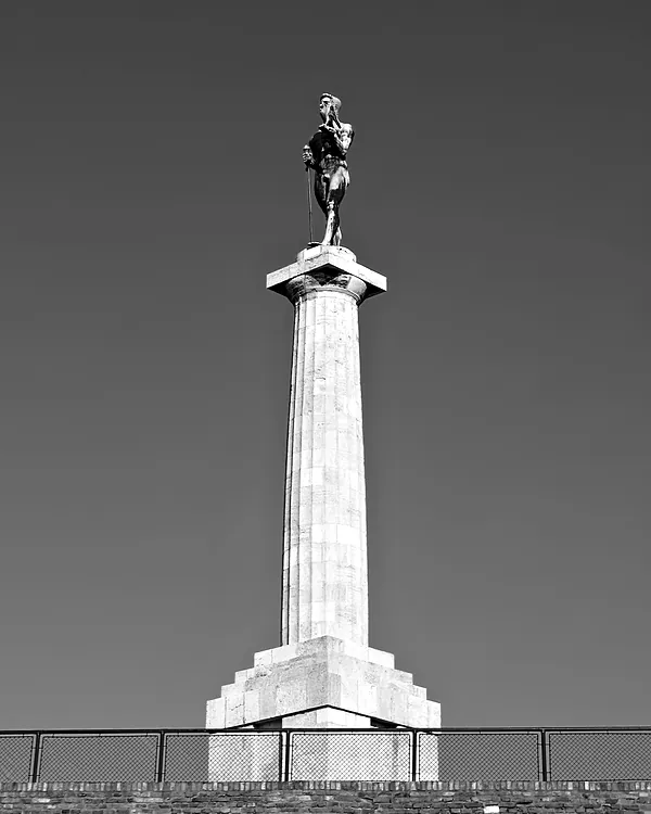 The Victor monument at Kalemegdan in Belgrade